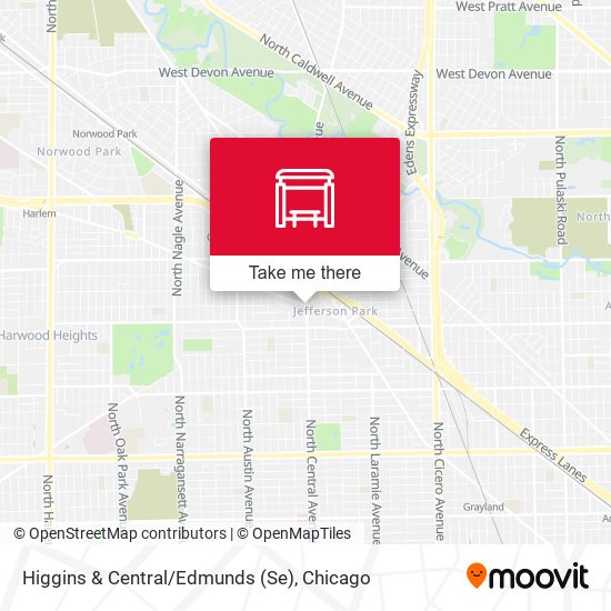 Higgins & Central/Edmunds (Se) map