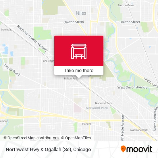 Mapa de Northwest Hwy & Ogallah (Se)