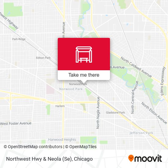 Northwest Hwy & Neola (Se) map