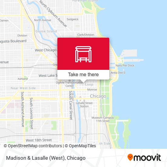 Madison & Lasalle (West) map