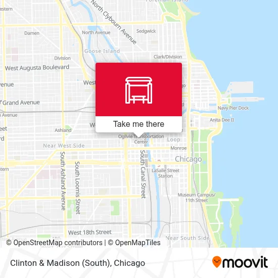 Clinton & Madison (South) map