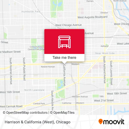 Harrison & California (West) map