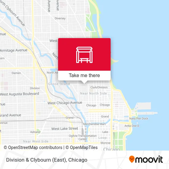 Division & Clybourn (East) map