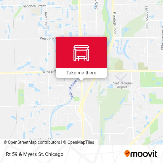 Rt 59 & Myers St map