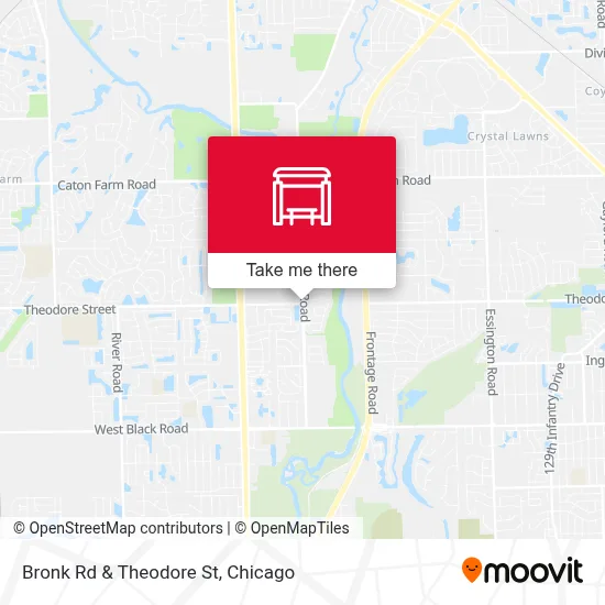Bronk Rd & Theodore St map