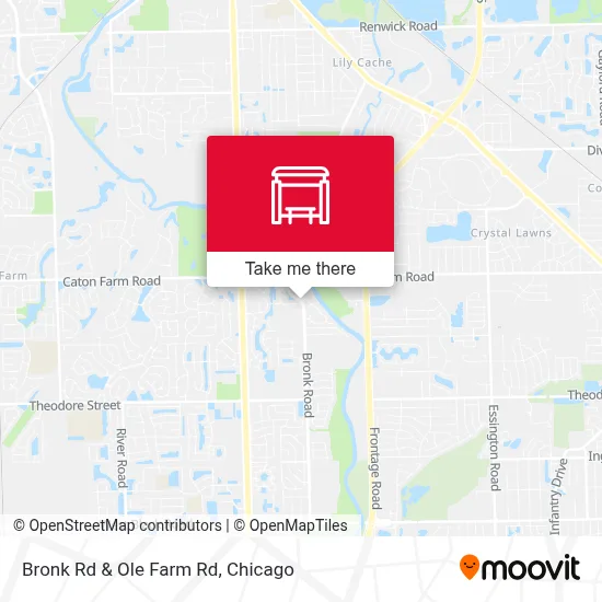 Bronk Rd & Ole Farm Rd map