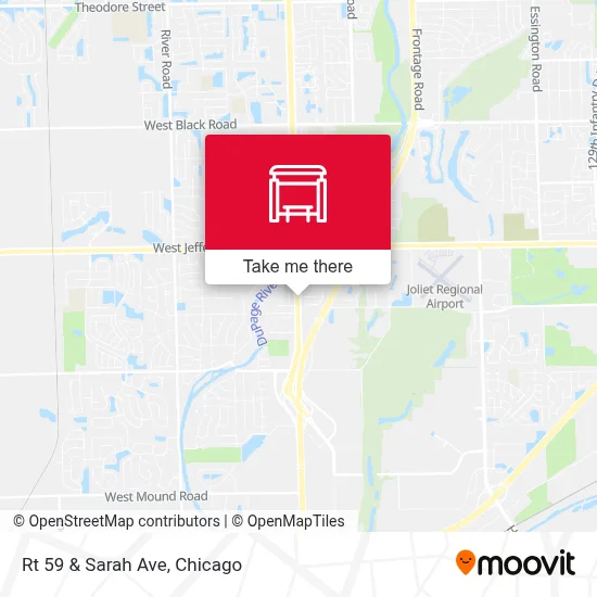Rt 59 & Sarah Ave map