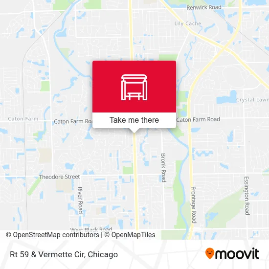 Rt 59 & Vermette Cir map