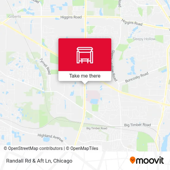 Randall Rd & Aft Ln map