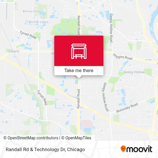 Randall Rd & Technology Dr map