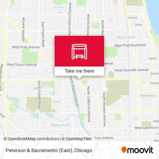 Mapa de Peterson & Sacramento (East)