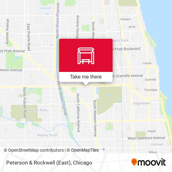 Mapa de Peterson & Rockwell (East)