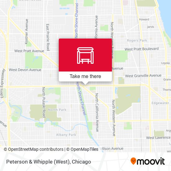 Mapa de Peterson & Whipple (West)