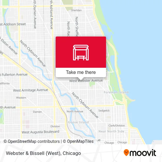 Webster & Bissell (West) map