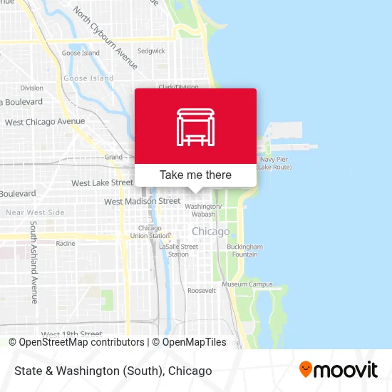 State & Washington (South) map