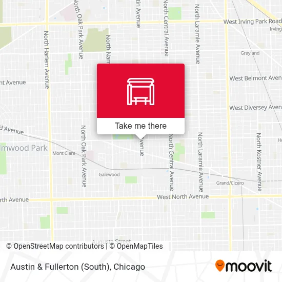 Austin & Fullerton (South) map