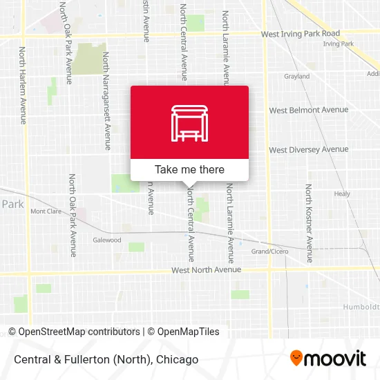 Central & Fullerton (North) map
