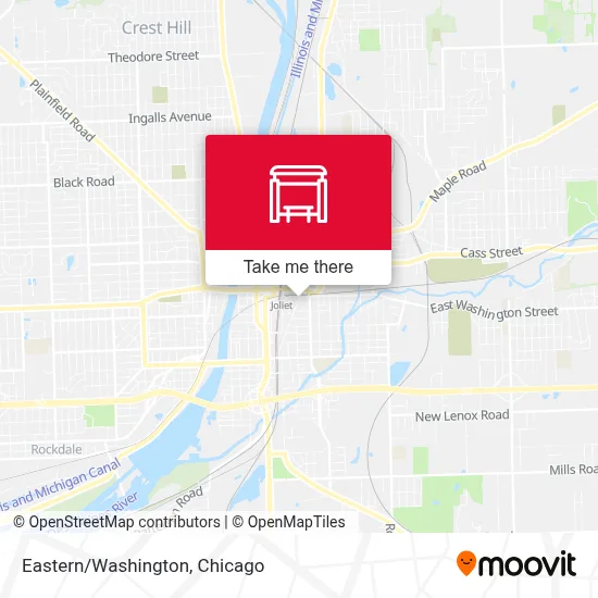 Eastern/Washington map