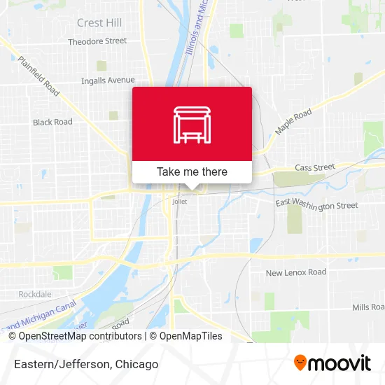 Eastern/Jefferson map