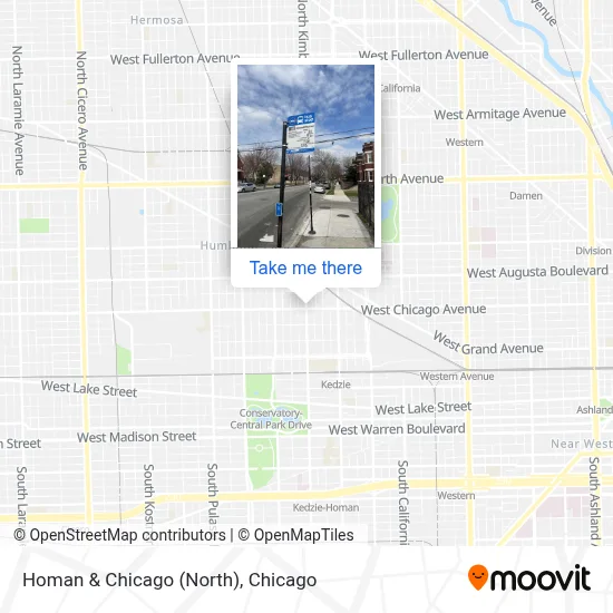 Homan & Chicago (North) map