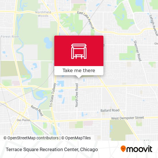 Mapa de Terrace Square Recreation Center