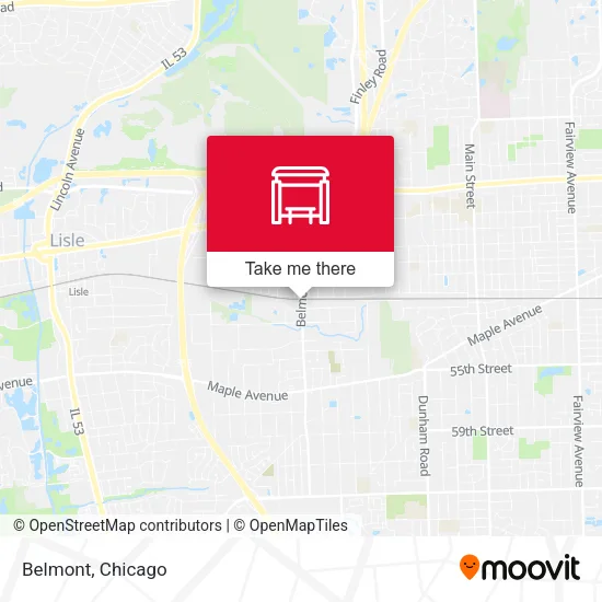 Belmont map