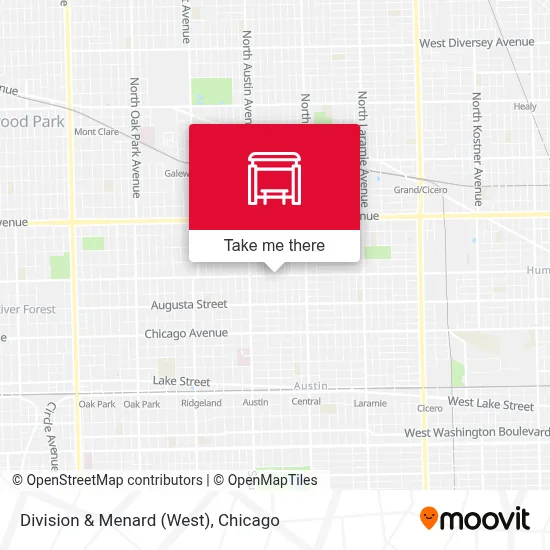 Division & Menard (West) map
