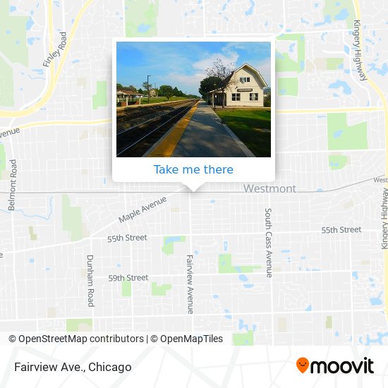 Fairview Ave. map
