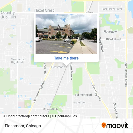 Flossmoor map