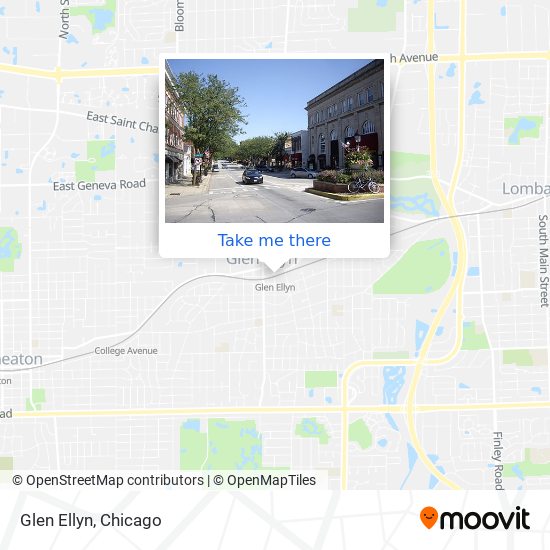 Glen Ellyn map