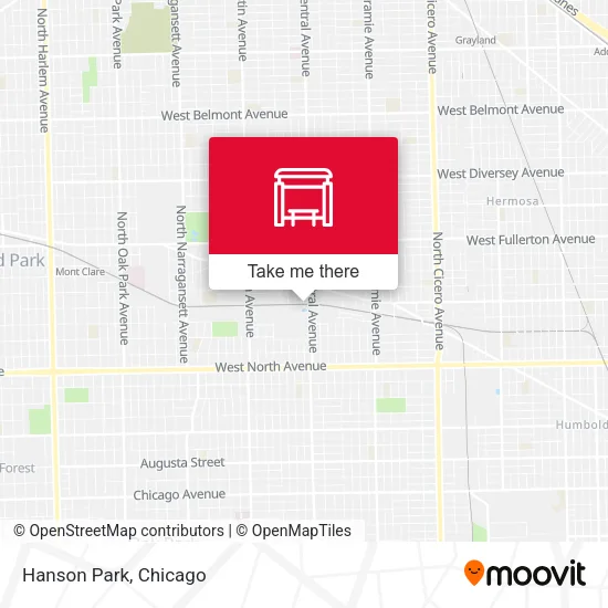 Hanson Park map