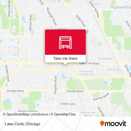 Lake-Cook map
