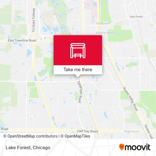 Lake Forest map