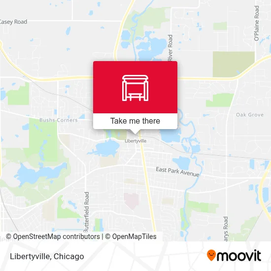 Libertyville map