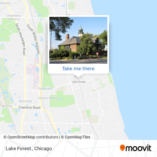 Lake Forest. map