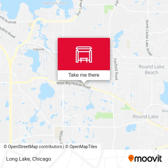 Long Lake map