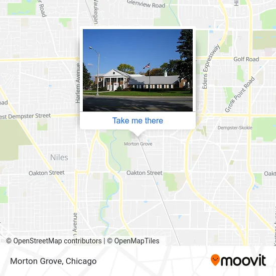 Morton Grove map