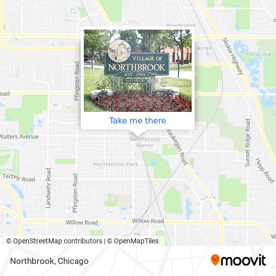 Northbrook map