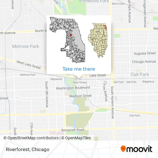 Mapa de Riverforest