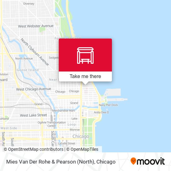 Mies Van Der Rohe & Pearson (North) map