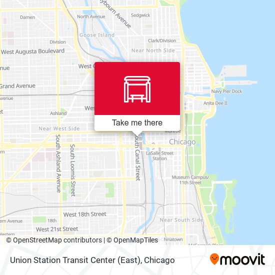 Union Station Transit Center (East) map