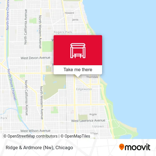 Mapa de Ridge & Ardmore (Nw)