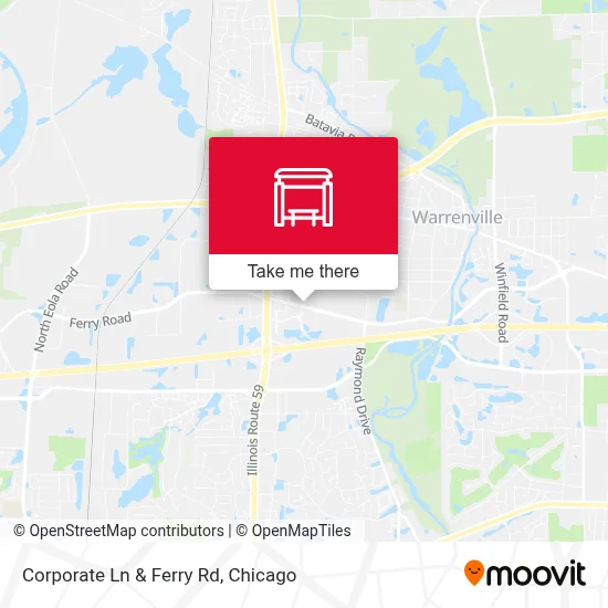Corporate Ln & Ferry Rd map