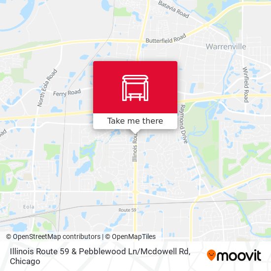 Mapa de Illinois Route 59 & Pebblewood Ln / Mcdowell Rd