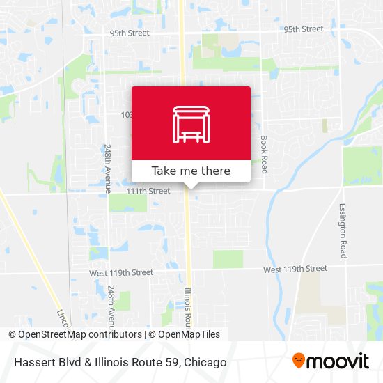 Mapa de Hassert Blvd & Illinois Route 59