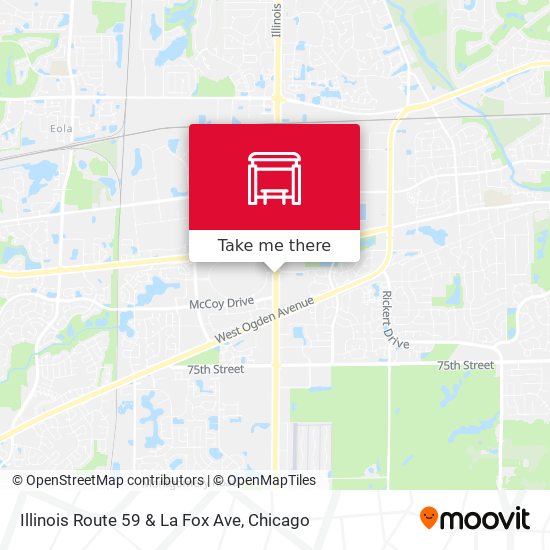 Mapa de Illinois Route 59 & La Fox Ave