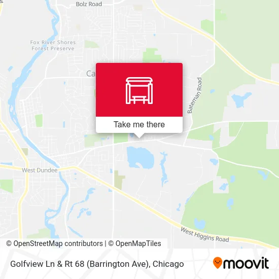 Golfview Ln & Rt 68 (Barrington Ave) map