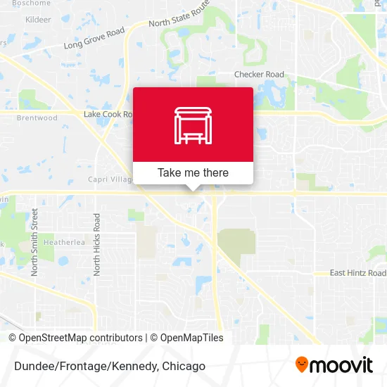 Dundee/Frontage/Kennedy map