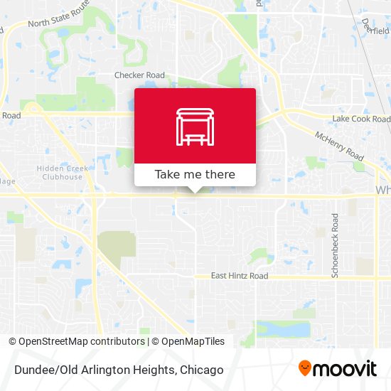 Dundee/Old Arlington Heights map