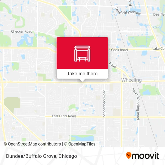 Dundee/Buffalo Grove map